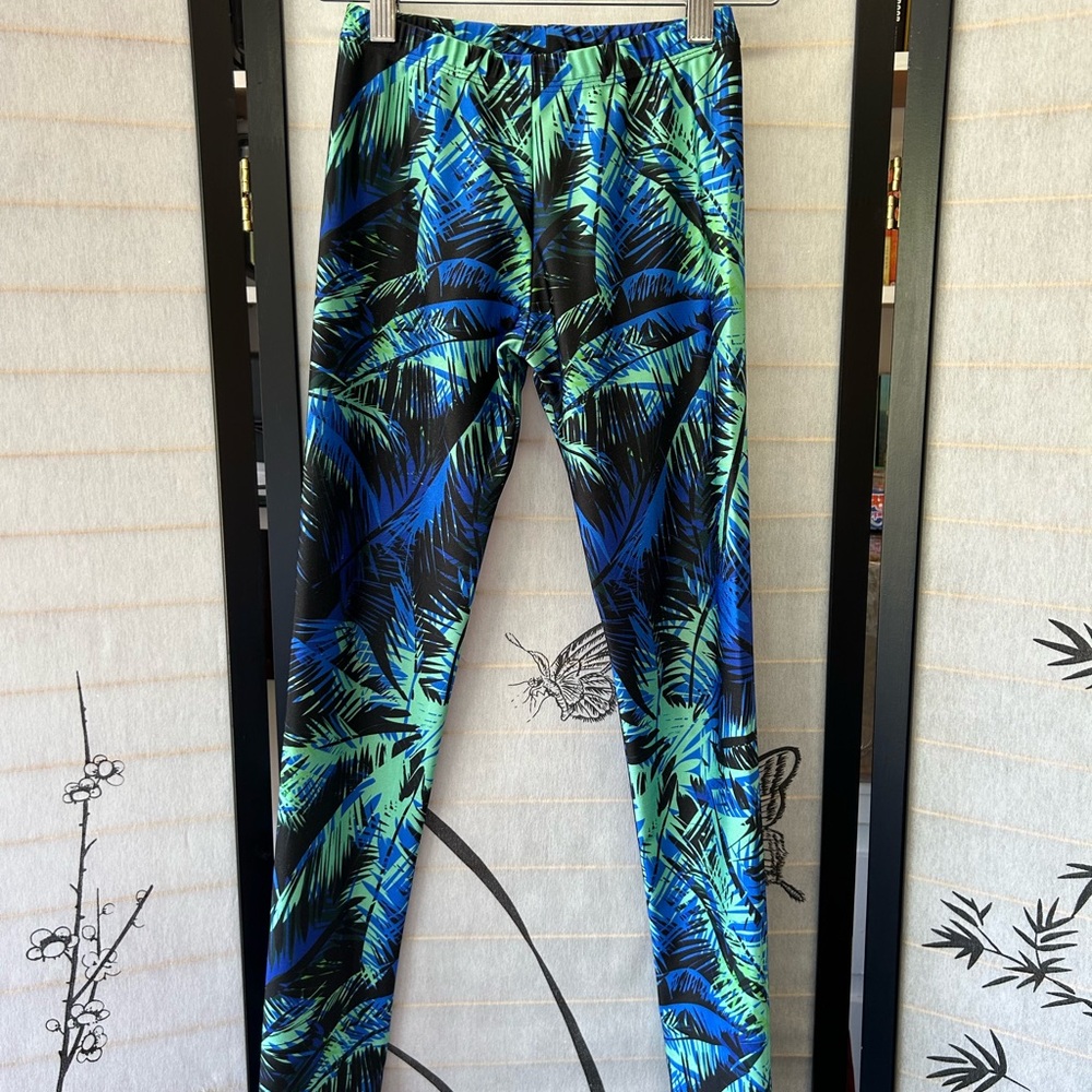 Pineapple Clothing Tropical Print Leggings